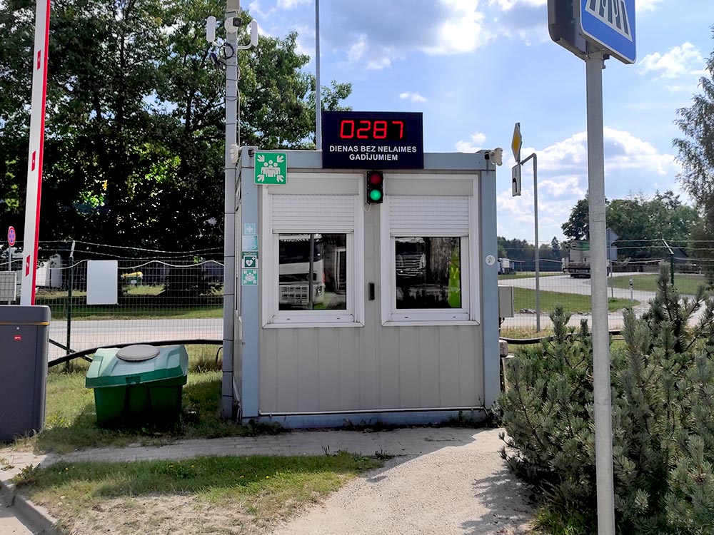 Rīga, informācijas tablo 2 (SCHWENK Latvija)