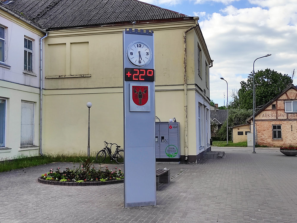 Auces pilsētas pulksteņa renovācija