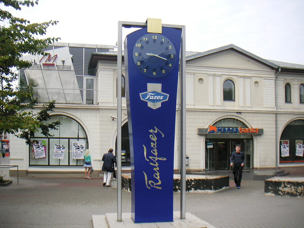 Liepāja, pulkstenis "Fazer" 
