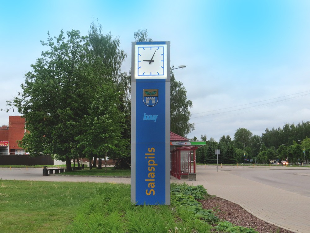 Salaspils, pulksteņa renovācija