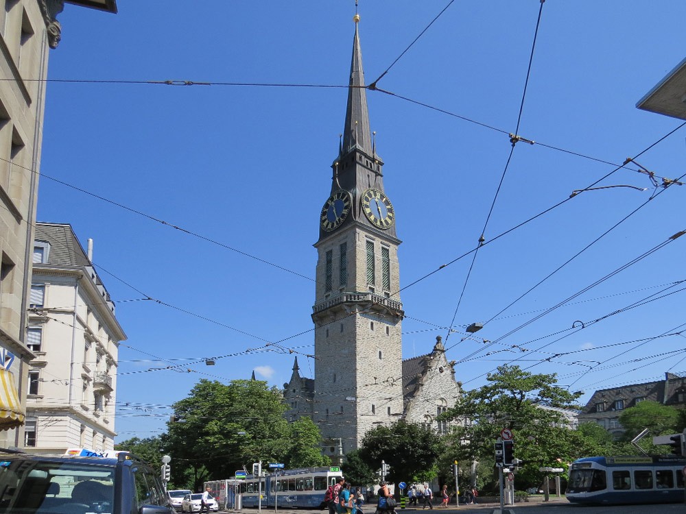 Evaņģēliskā Reformātu baznīca St. James, Šveice.