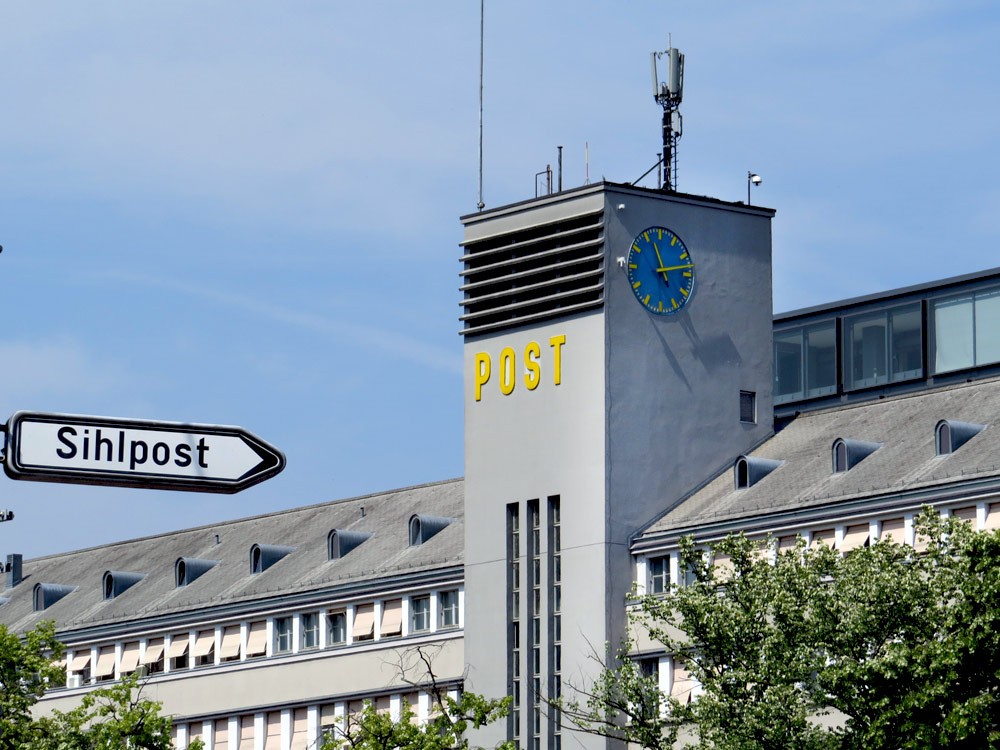 Sihlpost pasta nodaļa, Kasernenstrasse 95, Cīrihe, Šveice.